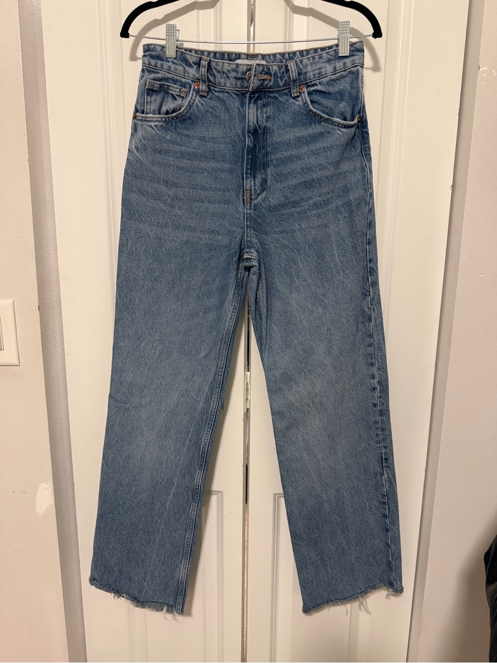 Classic Straight-Leg Blue Jeans